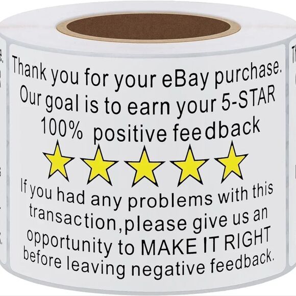 Seller Thank You Stickers - Picture 1 of 4